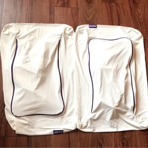 12 Purple Mattress Brand Pillow Cover STANDARD QUEEN White Protector